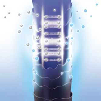 ダメージによる毛髪形状の乱れに着目